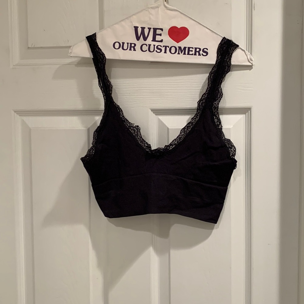 Urban Outfitters Crop Top in black